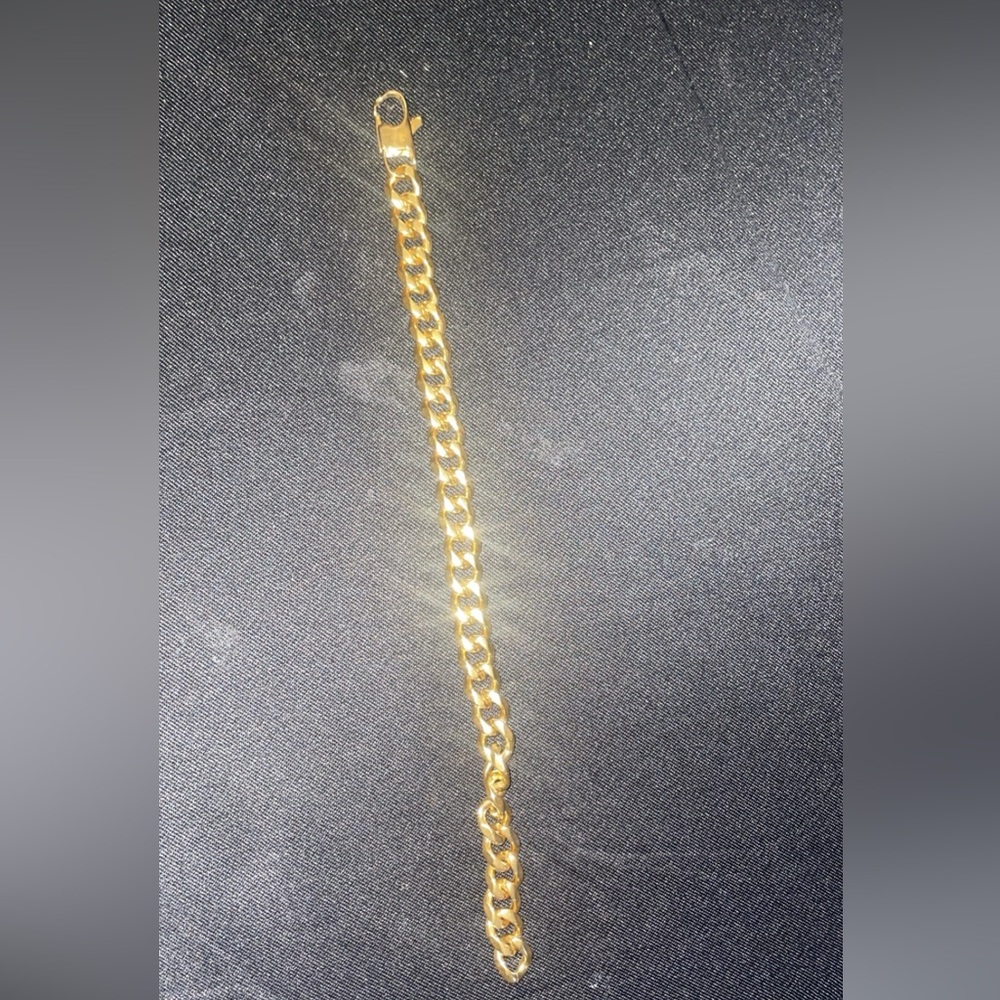 14k gold Cuban bracelet